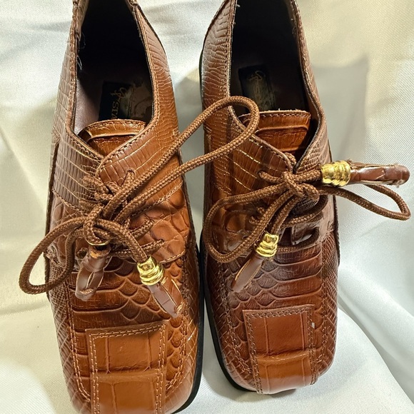 Stacey Adams Boys Golden Brown Oxford Tan Toddlers - Picture 9 of 16